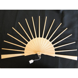 Monture d'éventail bois