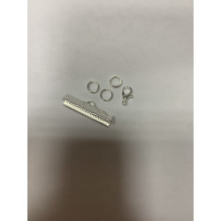 kit bracelet- 2.5cm argenté