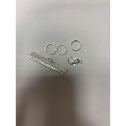 kit bracelet-3.5cm argenté